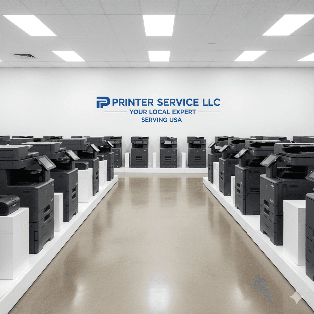 HP Printer Technician at work