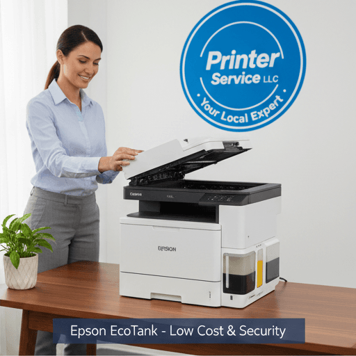 HP Printer Technician at work