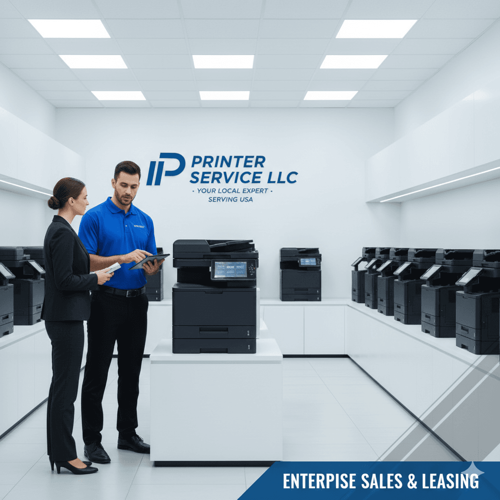 HP Printer Technician at work